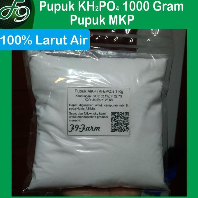 Taman- Pupuk Mkp Kh2Po4 Kalium Dihidrogen Fosfat 1 Kg, Hortipray, Hidroponik