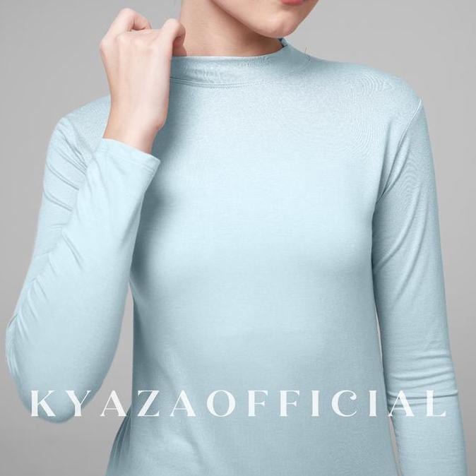 Terpopuler- Kyaza Official - Katalok 1 Manset Baju Kaos Rayon Premium Basic Turtle Neck, Adem & Meny