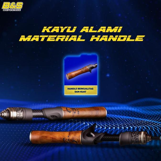 Fhistik- Joran Pancing Ghosthunter Lemoren Ul Moying Iii 3-6Lb Ultralight Carbon Solid Joran Spining