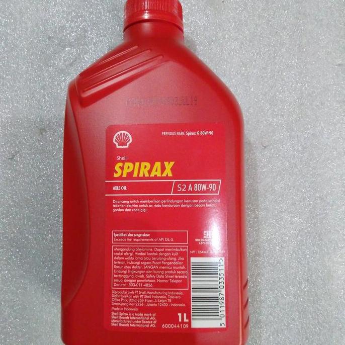Olinol- Oli Shell Spirax S2A 80W-90 Buat Oli Gardan