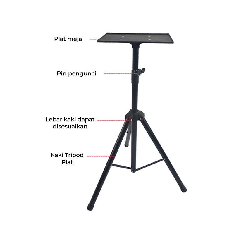 Tripod Proyektor With Plat | Bracket Proyektor Tripod Stand | Tripod Meja Proyektor | Standing Tripo