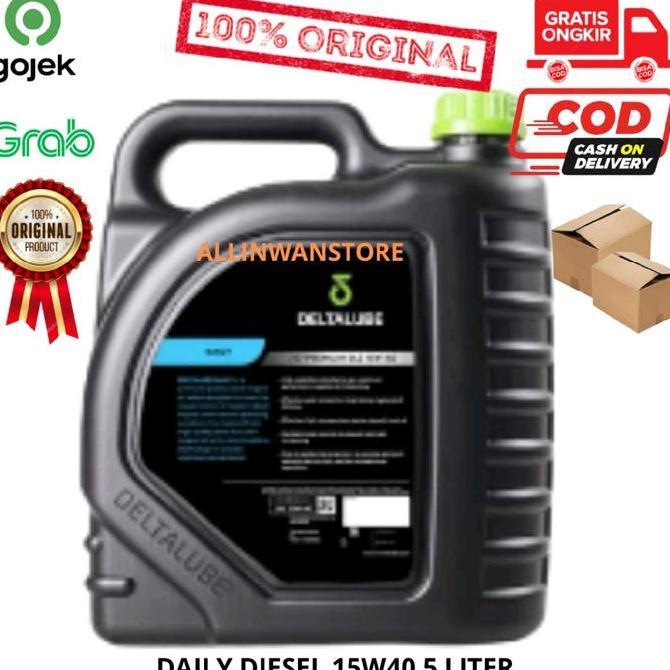 Olinol- Oli Deltalube 757 Premium Diesel Sae 15W40 Api Ci-4 (Untuk Diesel) 5L (5 Liter) Original 100
