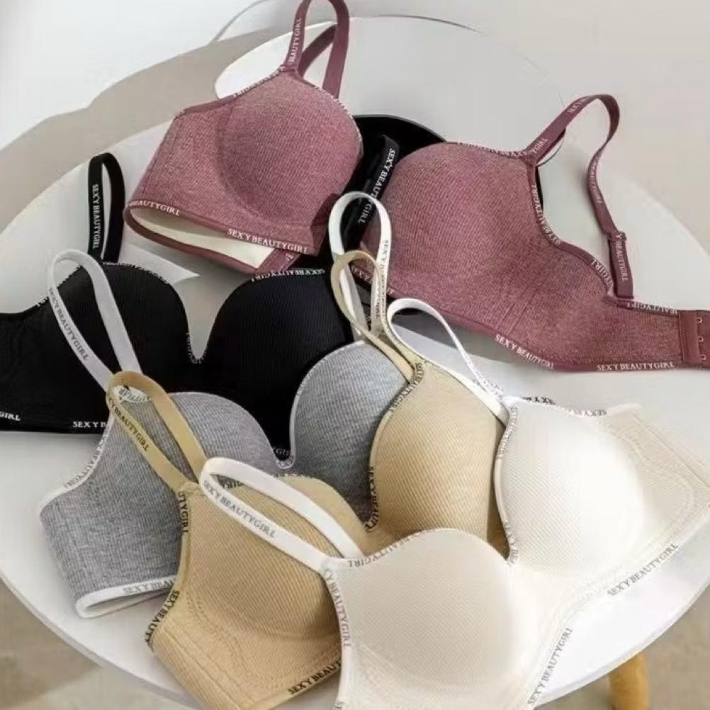 (48)Bra Wanita Push Up Bra tanpa kawat bra seamless Bra sporty