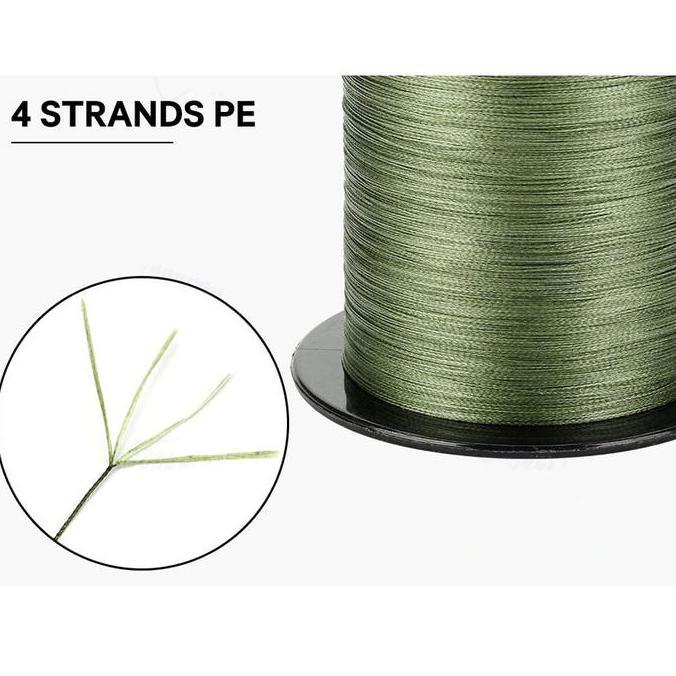 Fhistik- Senar Pancing Pe 300M Tali Pancing Pe Benang Pancing Pe Braided Kenur Pancing Senar Benang 