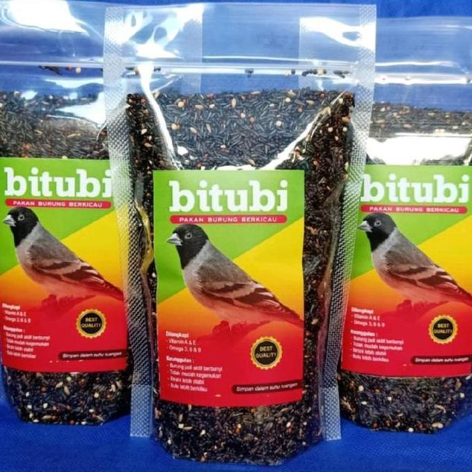 Bluee- Kemasan Ekonomis Pakan Burung Red Siskin Blackthroat Sanger Kenari