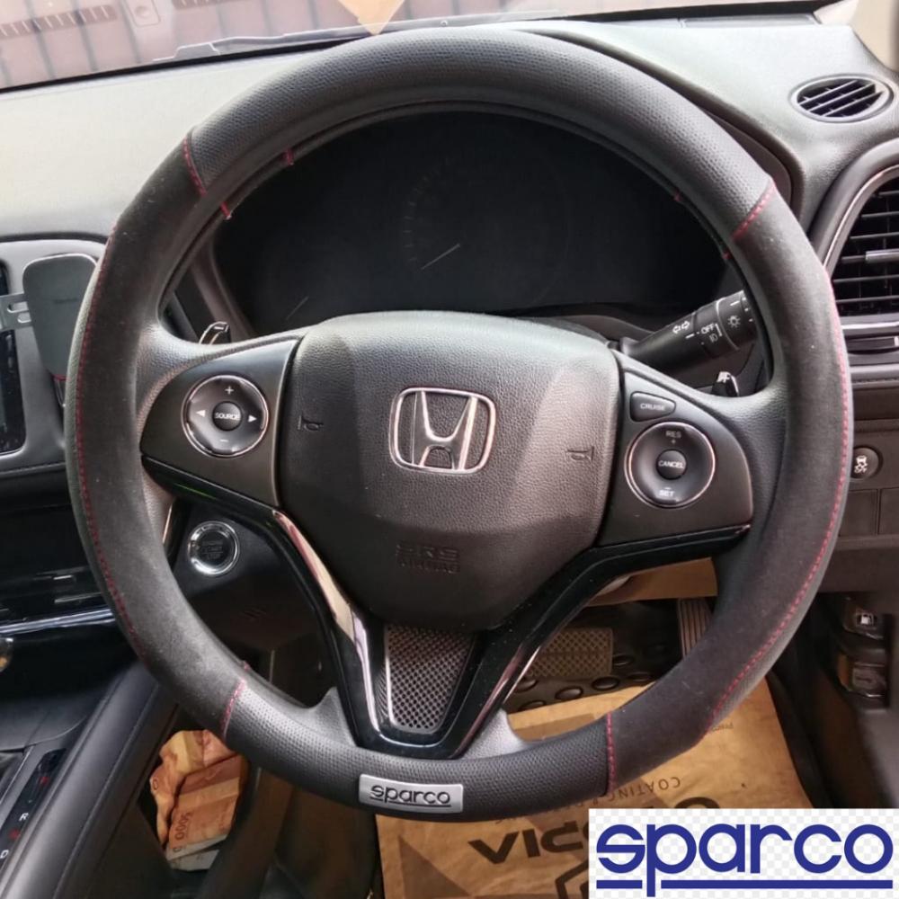 Sparco Sarung Stir Cover Stir Sparco Corsa SPC 1112 BK Original Premium