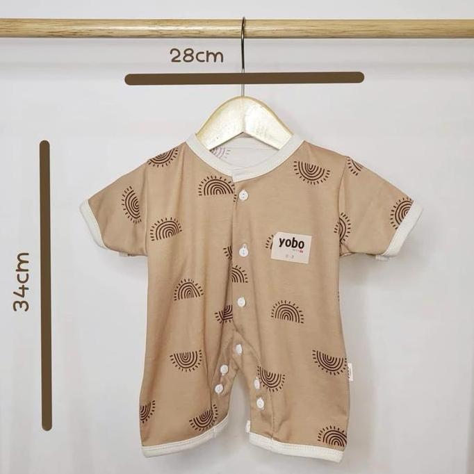 Larisbanget- Yobo Baby Jumper Newborn Onesie | Baju Bayi Jumper Romper Jumper Segiempat