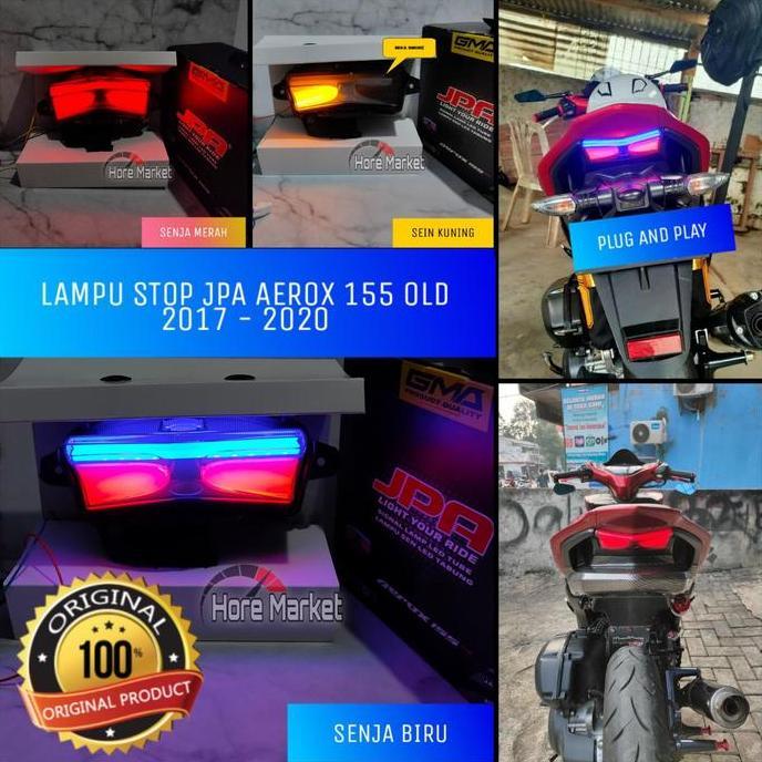 Lampu Stop Jpa Aerox 155 Old 2017 2018 2019 2020 Stoplamp 3 In 1 Led Vva