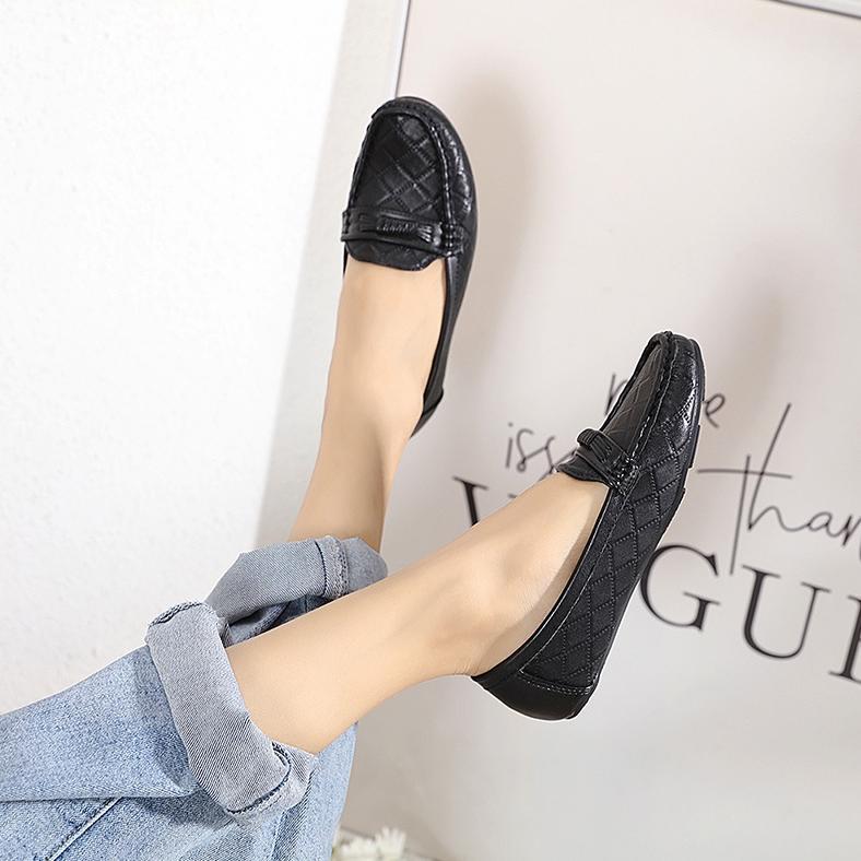 ORIGINAL` ELLORA EZ-2650 Sepatu Flat Wanita Loafers Kerja Import
