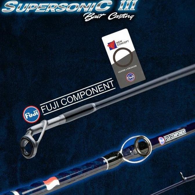 Fhistik- Joran Pancing Bc Daido Supersonic Iii 3 180Cm Pro Series Baitcasting (4-12Lbs - 10-20Lbs) F