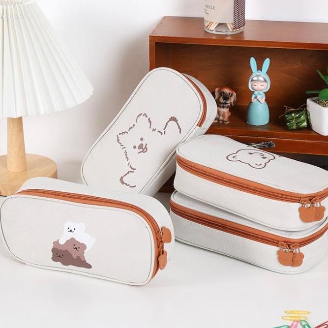 Whox- Kotak Pensil/Pouch Aesthetic-Kotak Pensil Korea/Jepang