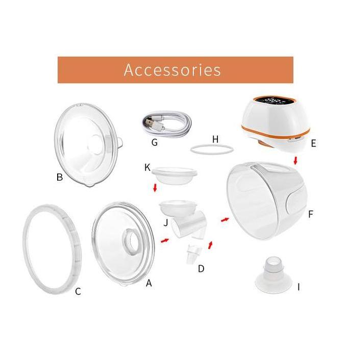 Bbyxx- Spart Part Cmbear Wearable Breast Pump Pompa Asi Wireless Hand-Free