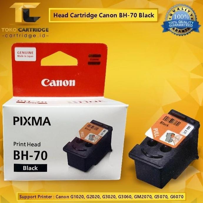 Print Head Cartridge BH70 BH-70 Black Printhead Tinta Canon G2020 3020