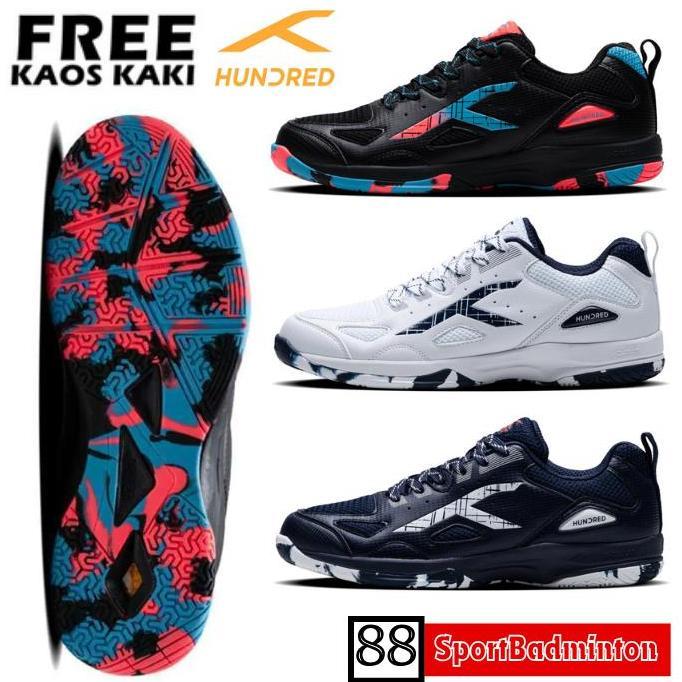 Mintonoi- Hundred Galaxy Badminton Shoes - Sepatu Badminton Original Hundred