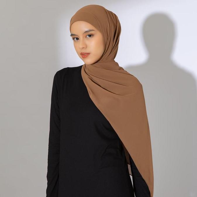 Terpopuler- Lozy Hijab - Araa Shawl (Hijab Pashmina Tali Instan Melayu Bahan Chiffon Ceruty Babydoll