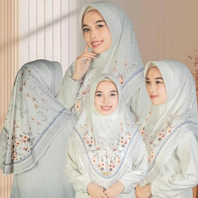 Terpopuler- Jilbab Instan Bergo Motif Printing Jersey Premium Richiss Kerudung Muslim Wanita Dewasa 