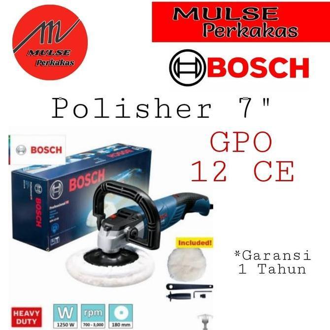 Mesin Polisher 7" Bosch GPO 12 CE/ Hand Polisher GPO 12 CE Bosch