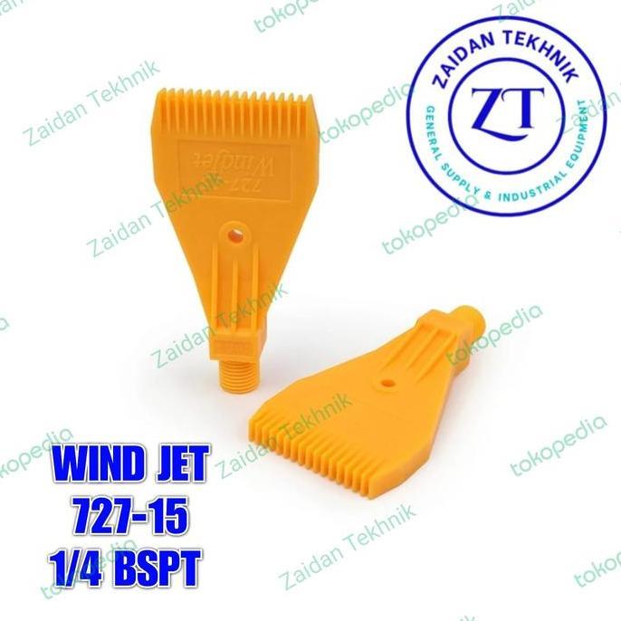 Serbaledeng- Wind Jet Compressed Air Nozzle / Air Blowing Flat Jet Nozzle 1/4 Bspt