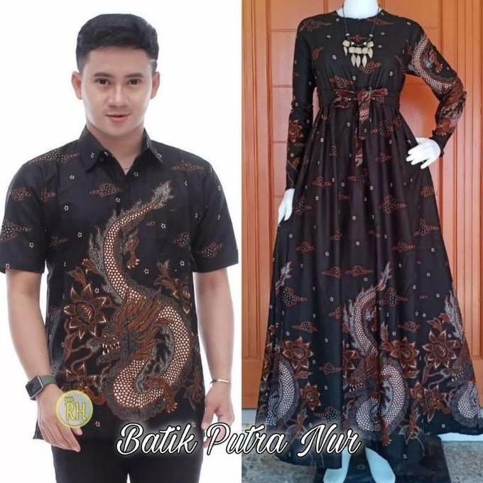 BAJU BATIK COUPLE PASANGAN TERBARU 2021 MODERN/ KAPEL BATIK/ BATIK