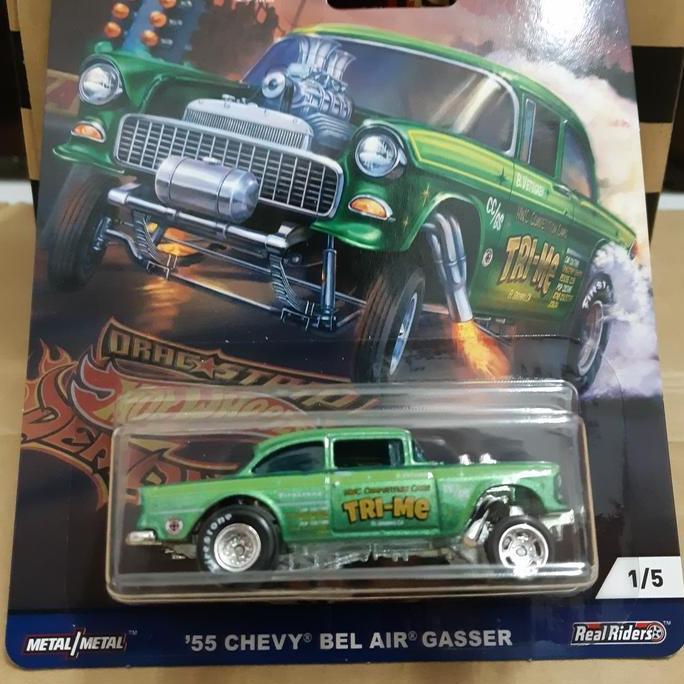 Hot Wheels 55 Chevy Bel Air Gasser DragStrip DEMONS HotWheels