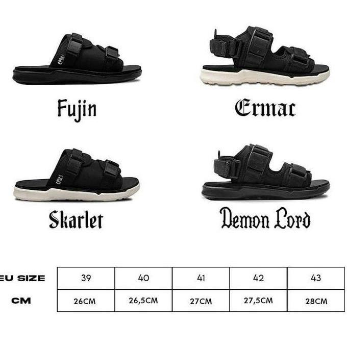 Epidemic Sandal Fujin Black