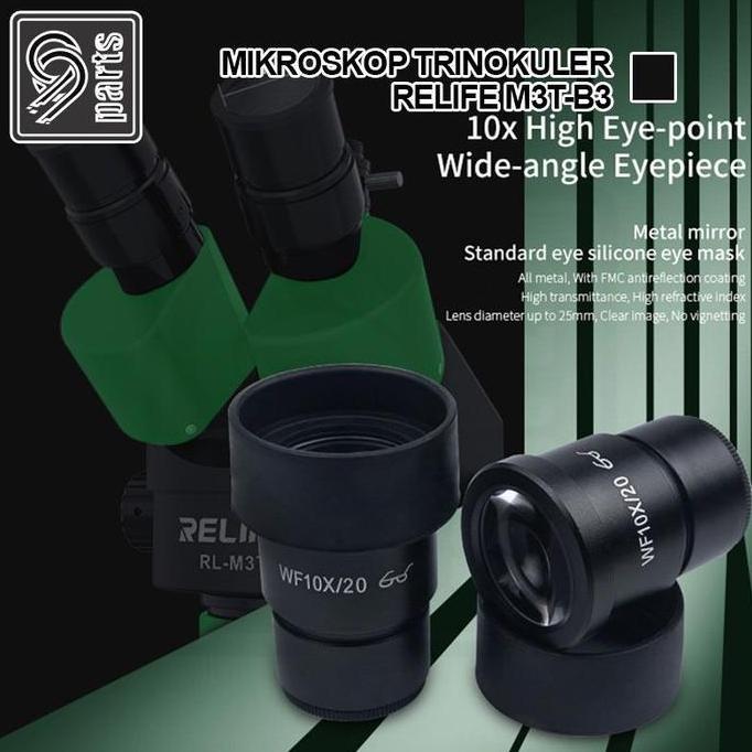 Bestone- Mikroskop Trinokuler Relife M3T-B3+LED / Microscope Trinocular Relife