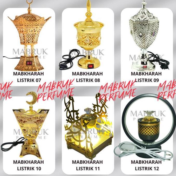 Tempat Bakar Bukhur Dupa Arab Prapen Listrik Elektrik Mabkharah Buhur