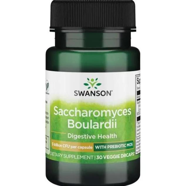 Swanson saccharomyces boulardii with prebiotic isi 30