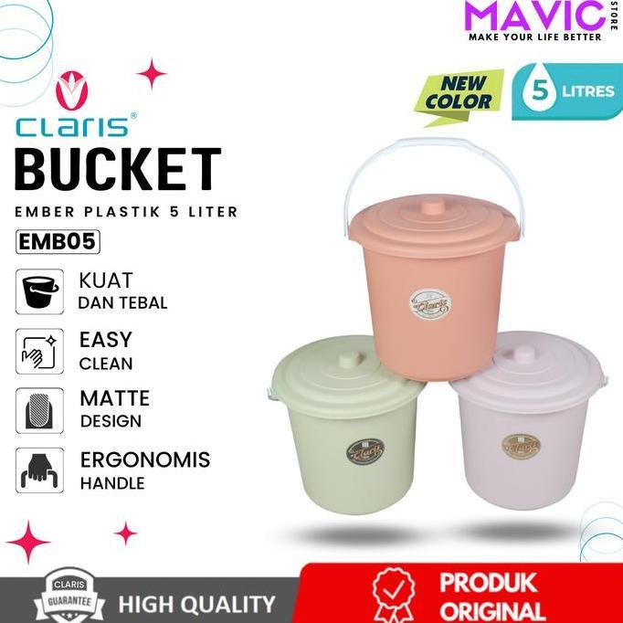 Claris EMB 05 Ember Plastik 5 Liter Premium Aesthetic Multifungsi Kuat