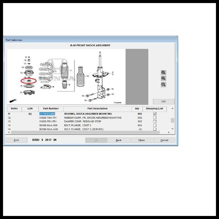 TERBARU BEARING SHOCKBREAKER HONDA BRIO