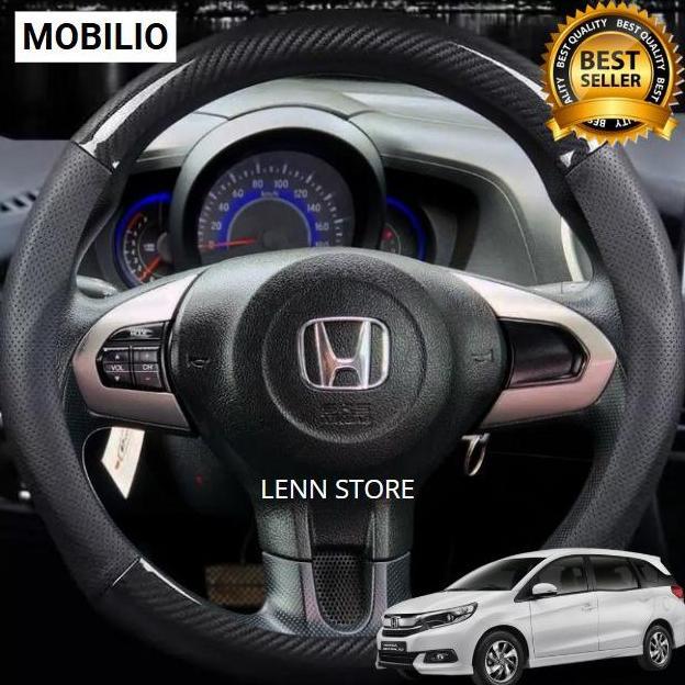 Cover Sarung Stir Carbon Mobil HONDA MOBILIO 2014 2015 2016 2017 2018 2019 2020