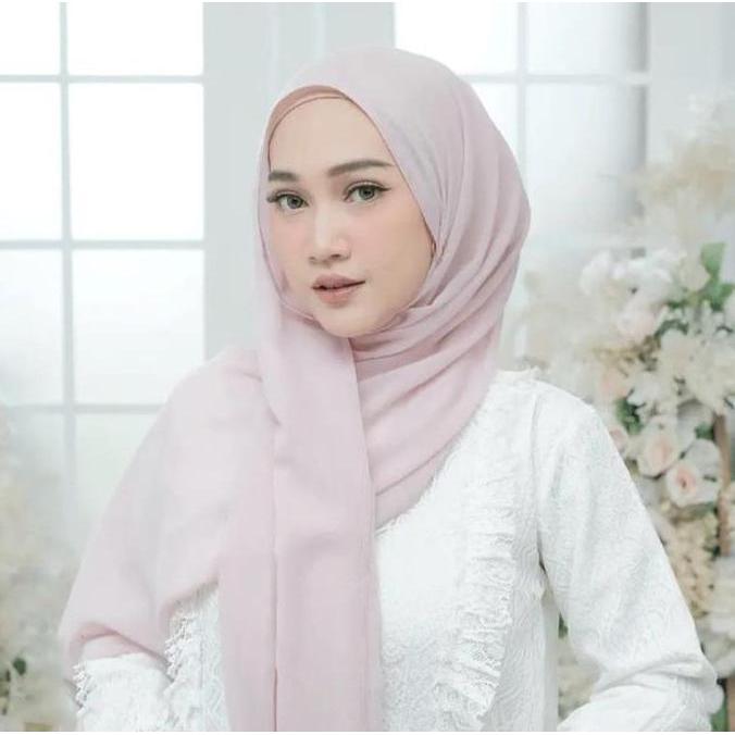 Thebest- PASHMINA VOILE ARABIAN SHAWL // PASMINA VOAL // PASHMINA VISCOSE Jilbab Instan Crinkle Syar