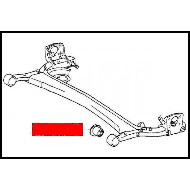 GRATIS ONGKIR BUSHING CROSMEMBER VIOS GEN 1 2003-2006 RBI 48725-0D040