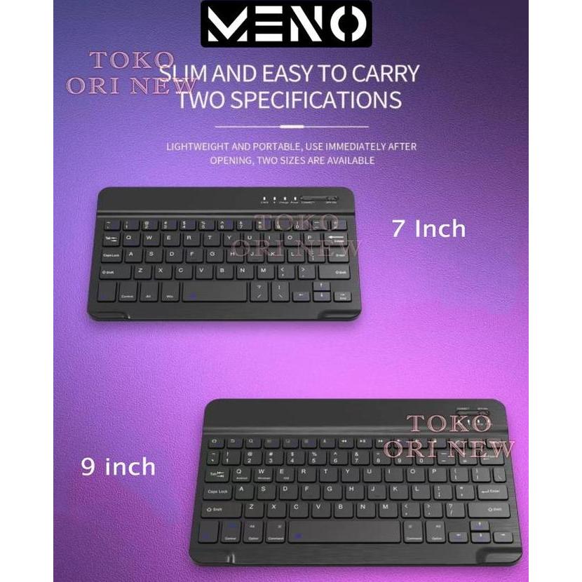 Meno Wireless Slim Keyboard Bluetooth Universal Ipad Tablet Tab Android Ios Windows Hp Laptop Pc 5.0