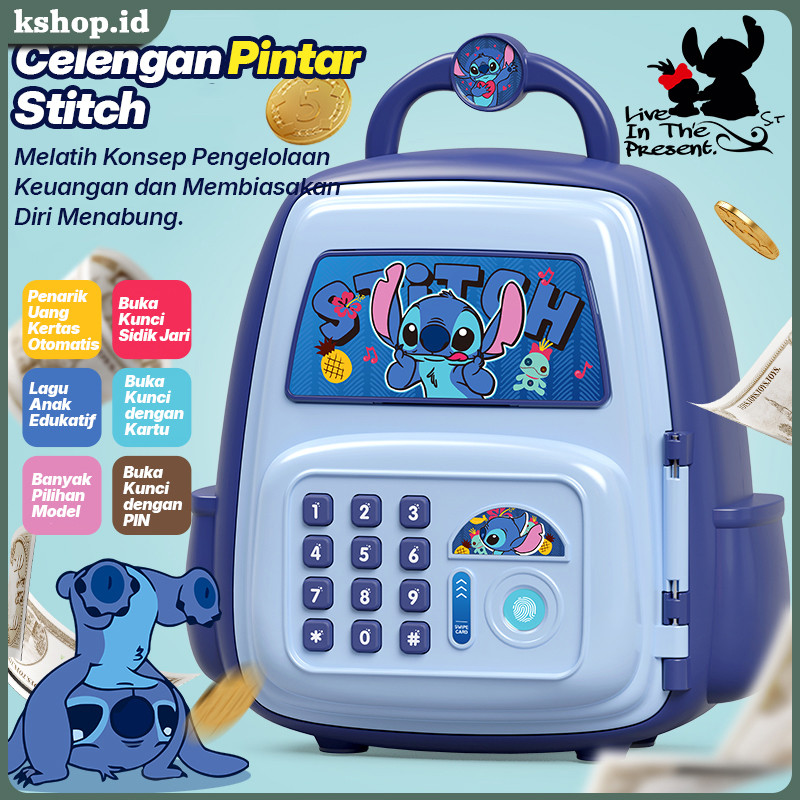 Gesek Sidik Jari Kartu Untuk Membuka Kunci Celengan Pintar / ATM Sidik Jari Celengan / Mainan Celeng