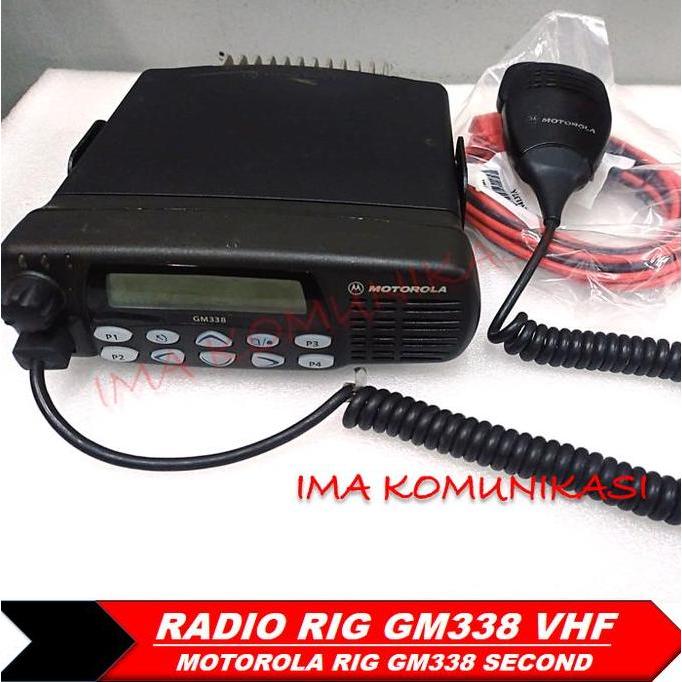 TERLARIS RADIO RIG MOTOROLA GM338 VHF BEKAS