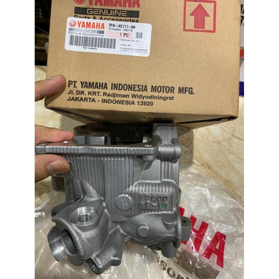 Blok Head Cylinder Blok New Vixion Nvl Asli Ori Yamaha 1Pa-Xe111-00 Original Dan Terpercaya