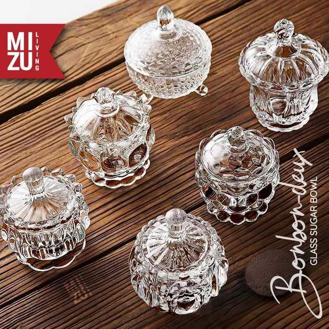 rio_paquito - mizu bonbon-deux glass sugar bowl glass jar sugar jar toples kaca kecil toples cemilan