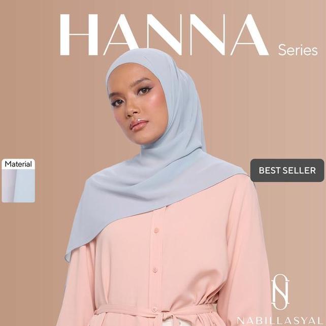 Nabillasyal Hijab Segiempat Inner 2 In 1 Hijab Semint Ceruti Hanna Series