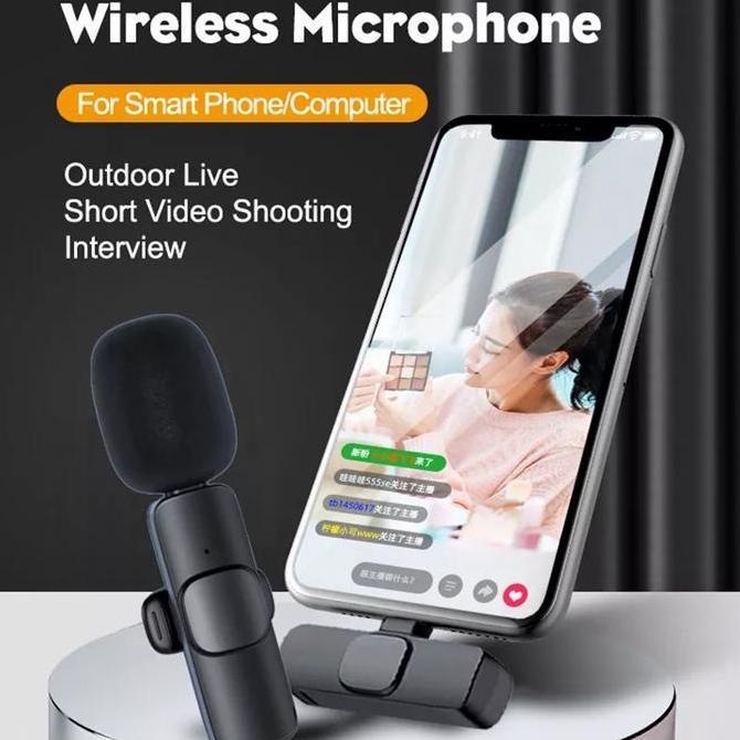 MOVIO Mic Wireless Lavalier - Mic Clip On / Mic Live Streaming Podcast