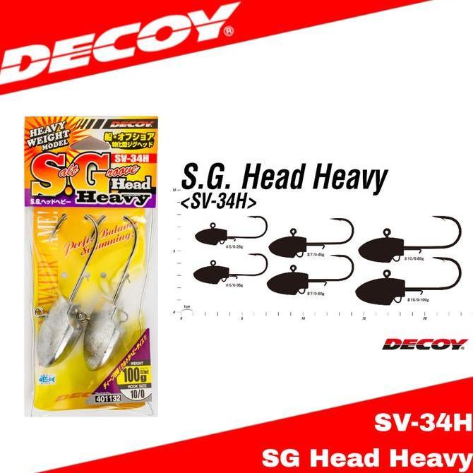 Decoy SV-34H Jig Head SG Head Heavy