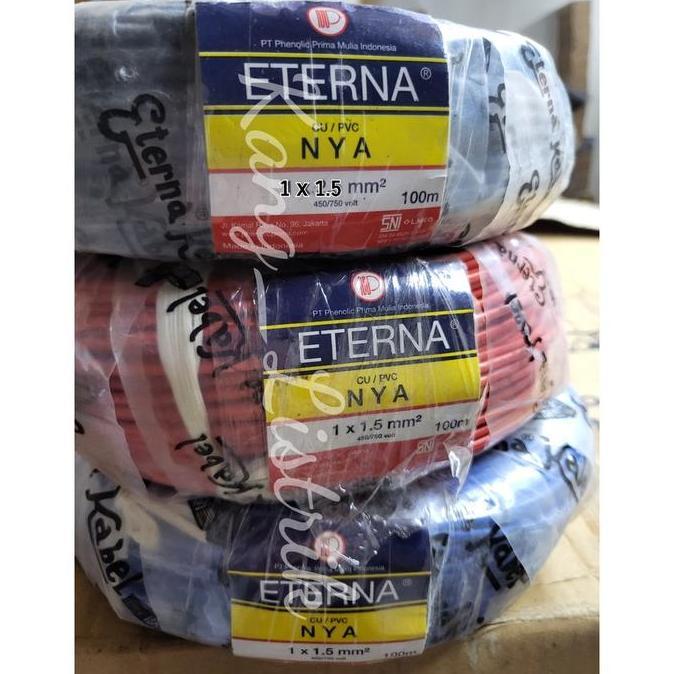 Bestone- Kabel NYA Eterna 1x1.5mm / Kabel Tunggal Eterna NYA 1x1.5
