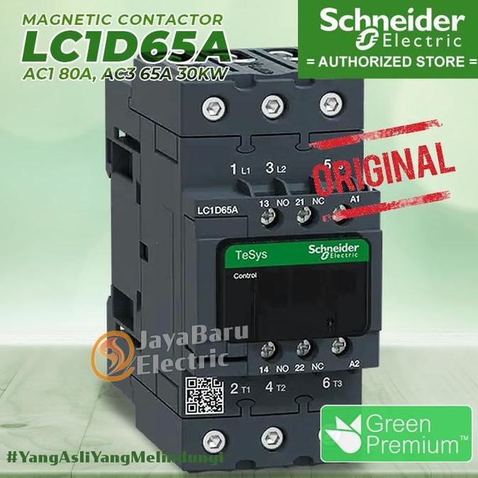 Promo SCHNEIDER Kontaktor Contactor LC1D65 LC1D65A 24V 42V 48V 110V 220V 380V LC1D65AB7 LC1D65AD7 LC
