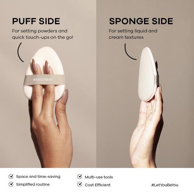 Terpopuler- Mercredi [Fave Bundle] - Bedak Tabur & Hybrid Puff