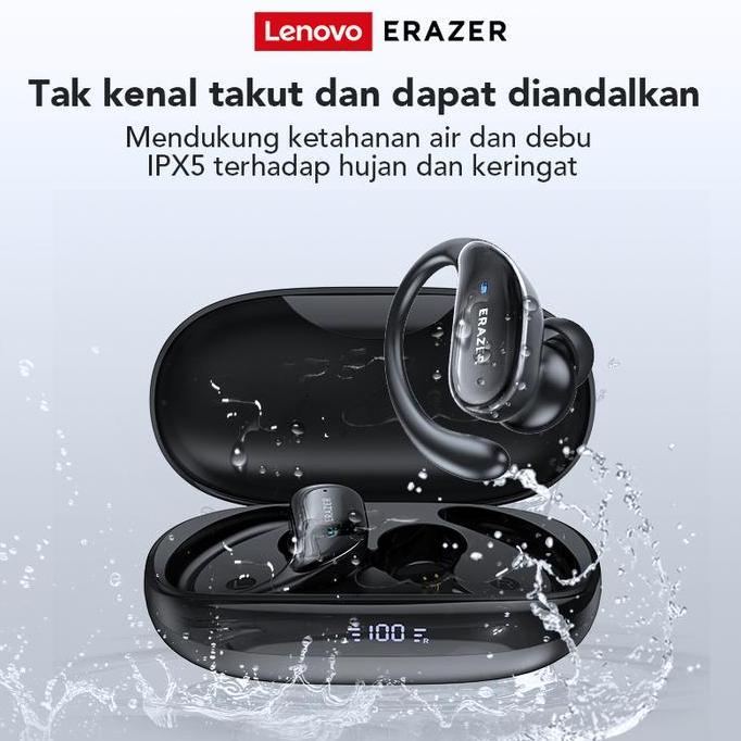 Jaminbagus- Lenovo Erazer Xt80Pro Headset Terjemahan Pintar Ai True Wireless Bluetooth Earphone Spor