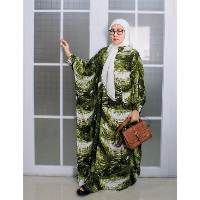 KAFTAN RAYON PREMIUM / GAMIS WANITA / TUNIK WANITA / KAFTAN BIG SIZE / KAFTAN MOTIF