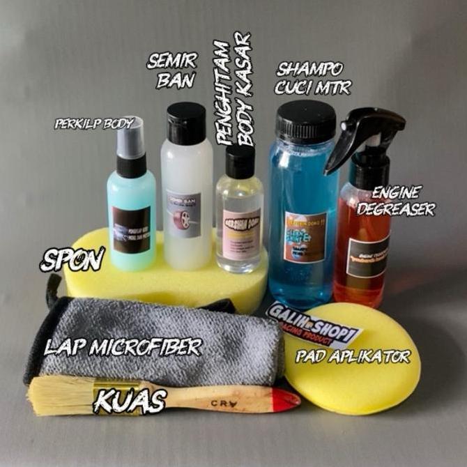 Carecar- Paket Cuci Motor Mobil Full Kumplit Paketan Cuci Motor Mobil Terlaris