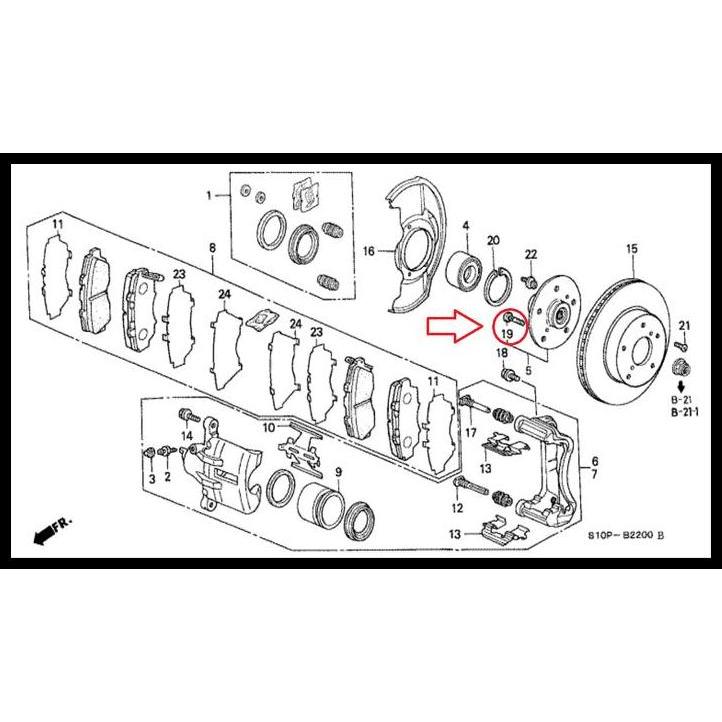 HOT DEAL BAUT BOLT VELG RODA BAN MOBIL HONDA ACCORD CRV STREAM ORIGINAL 