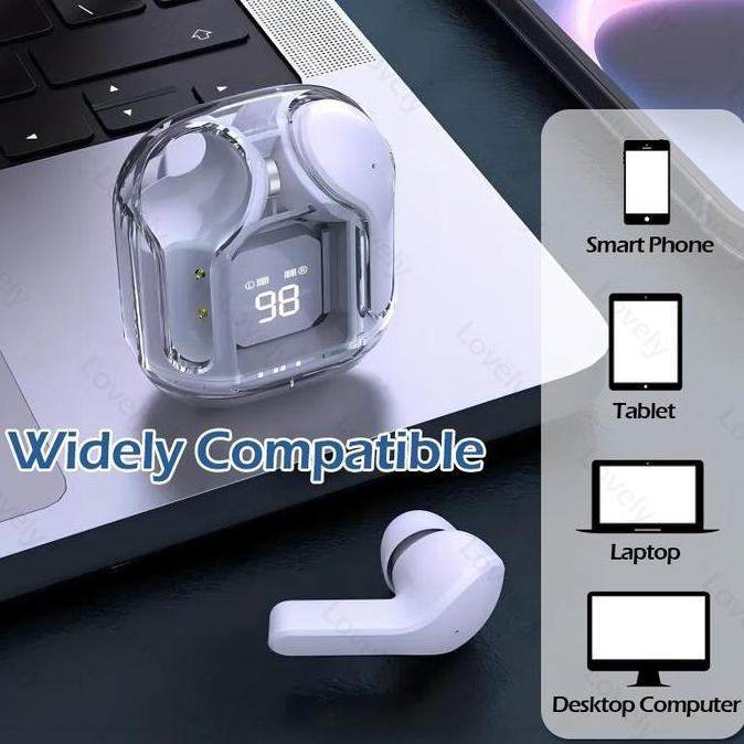 Jaminbagus- CodAir31 Wireless Led Headset Menampilkan Suara Hifi Yang Transparan Stereo Bass Speaker