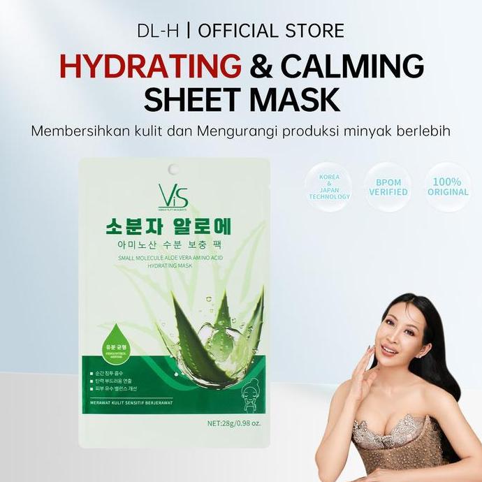 Beautymask- Dl-H Masker Wajah Vis 10 Pcs Mencerahkan & Membuat Kulit Glowing Dengan Brightening Glow